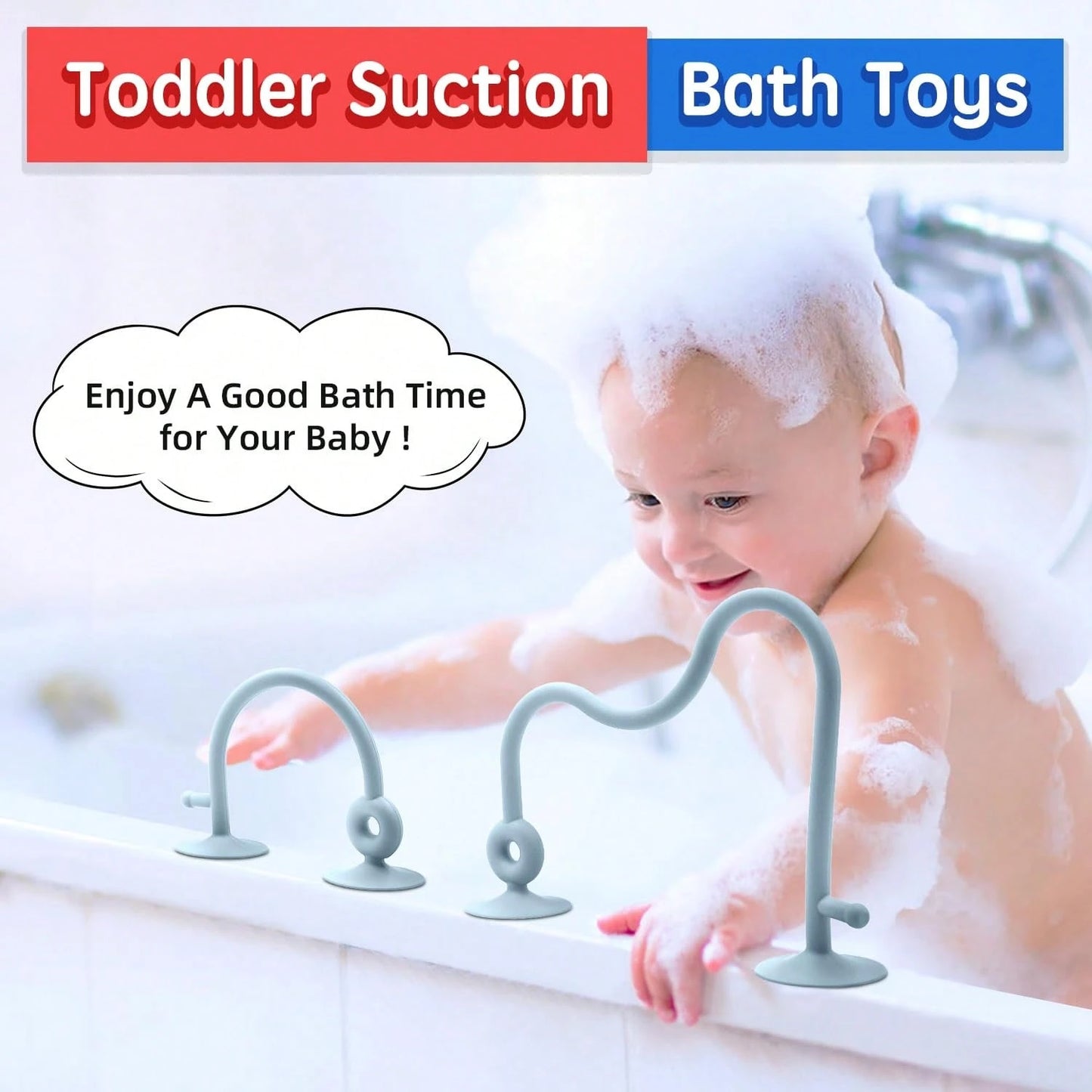 Montessori Educational Toys For Infant Toddlers,High Chair Toys With Suction Cups For Toddlers 0-6 M+ Silicone Teething Toy For Toddlers 6M+,Parent-Child Baby Toy Set 12 18 M+