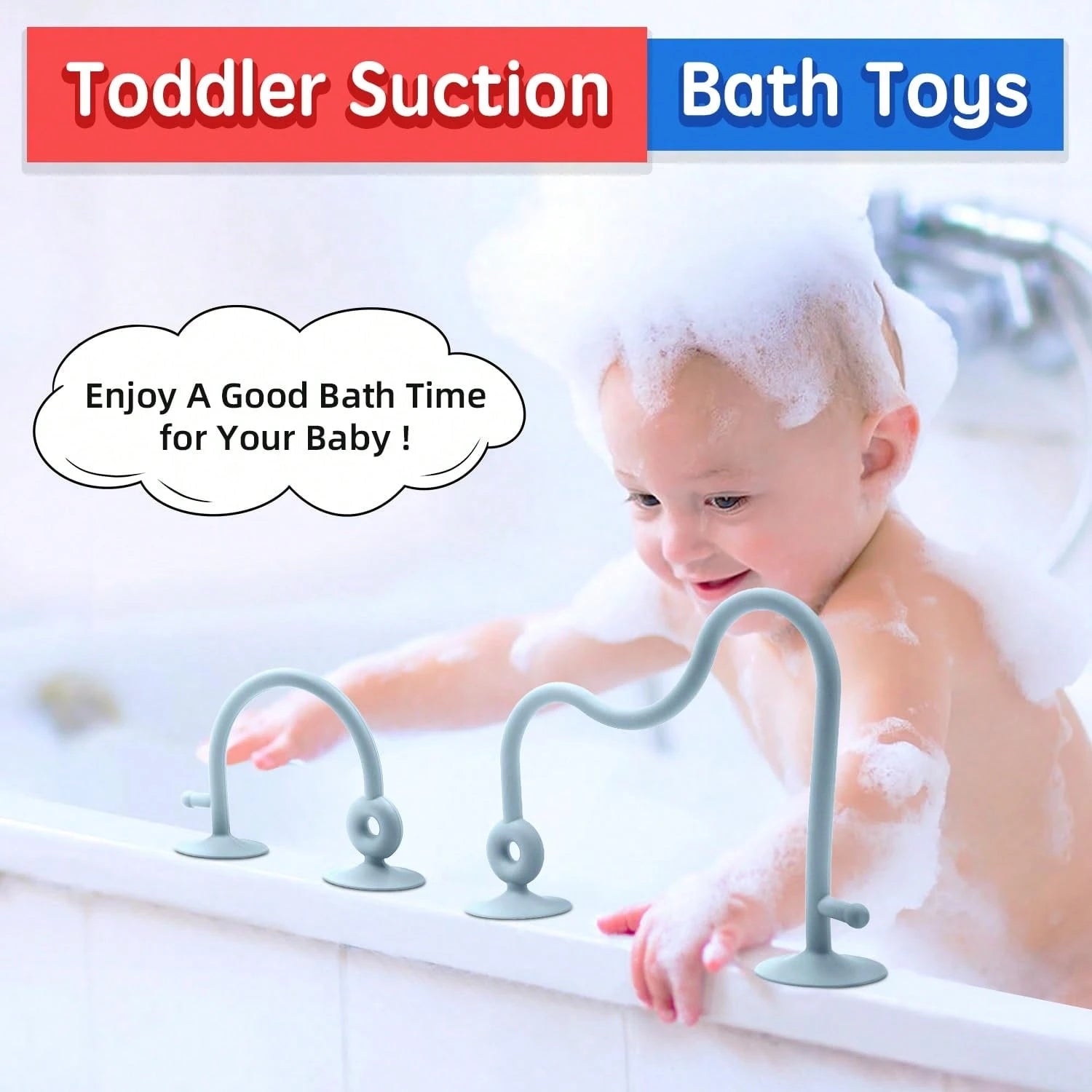 Montessori Educational Toys For Infant Toddlers,High Chair Toys With Suction Cups For Toddlers 0-6 M+ Silicone Teething Toy For Toddlers 6M+,Parent-Child Baby Toy Set 12 18 M+