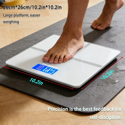 MOONRISE Digital Bathroom Scale, High-Precision Weight Scale, Digital Display Function, Weight Scale, Bathroom Scale, Battery-Powered, Battery Not Included, Compact Size, Capacity Up To 396 Lbs/180kg