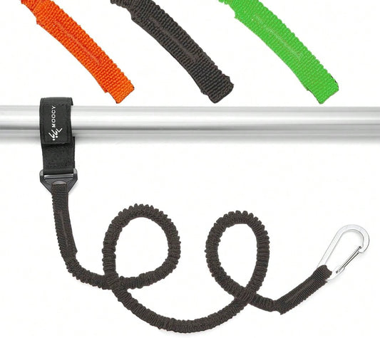MOPHOEXII Kayak Paddle Leash Kayak Rod Leash Kayak Paddle Lanyard Stretchable Coiled Lanyard Leash Kayak Fishing Accessories For Kayak And Paddles