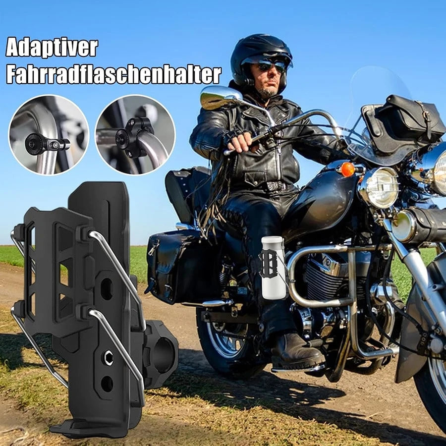 Motorcycle Cup Holder, Retro Coffee Cup Holder, Stainless Steel & Plastic Cup Holder, Bicycle Water Bottle Holder, Creative Cup Holder, Motorcycle Water Bottle Holder, Summer Riding Modification, Moto