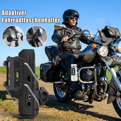 Motorcycle Cup Holder, Retro Coffee Cup Holder, Stainless Steel & Plastic Cup Holder, Bicycle Water Bottle Holder, Creative Cup Holder, Motorcycle Water Bottle Holder, Summer Riding Modification, Moto