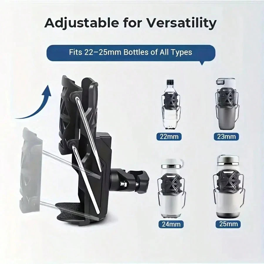 Motorcycle Cup Holder, Retro Coffee Cup Holder, Stainless Steel & Plastic Cup Holder, Bicycle Water Bottle Holder, Creative Cup Holder, Motorcycle Water Bottle Holder, Summer Riding Modification, Moto