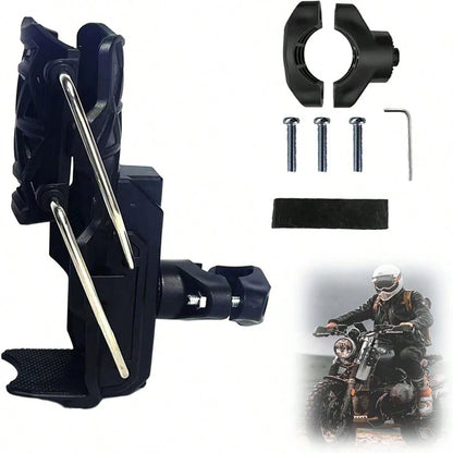 Motorcycle Cup Holder, Retro Coffee Cup Holder, Stainless Steel & Plastic Cup Holder, Bicycle Water Bottle Holder, Creative Cup Holder, Motorcycle Water Bottle Holder, Summer Riding Modification, Moto