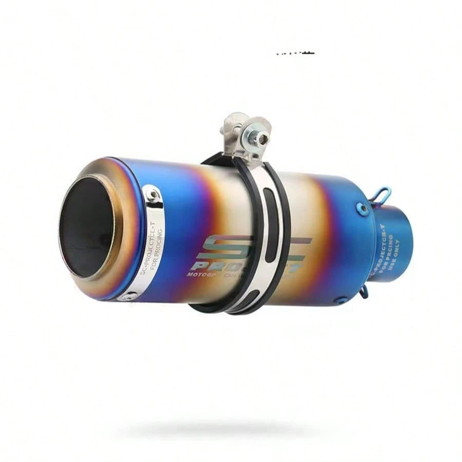 Motorcycle Exhaust Pipe Modification: Cannon-Style Exhaust Pipe, 51mm/60mm Diameter, Non-Destructive Installation And Modification.
