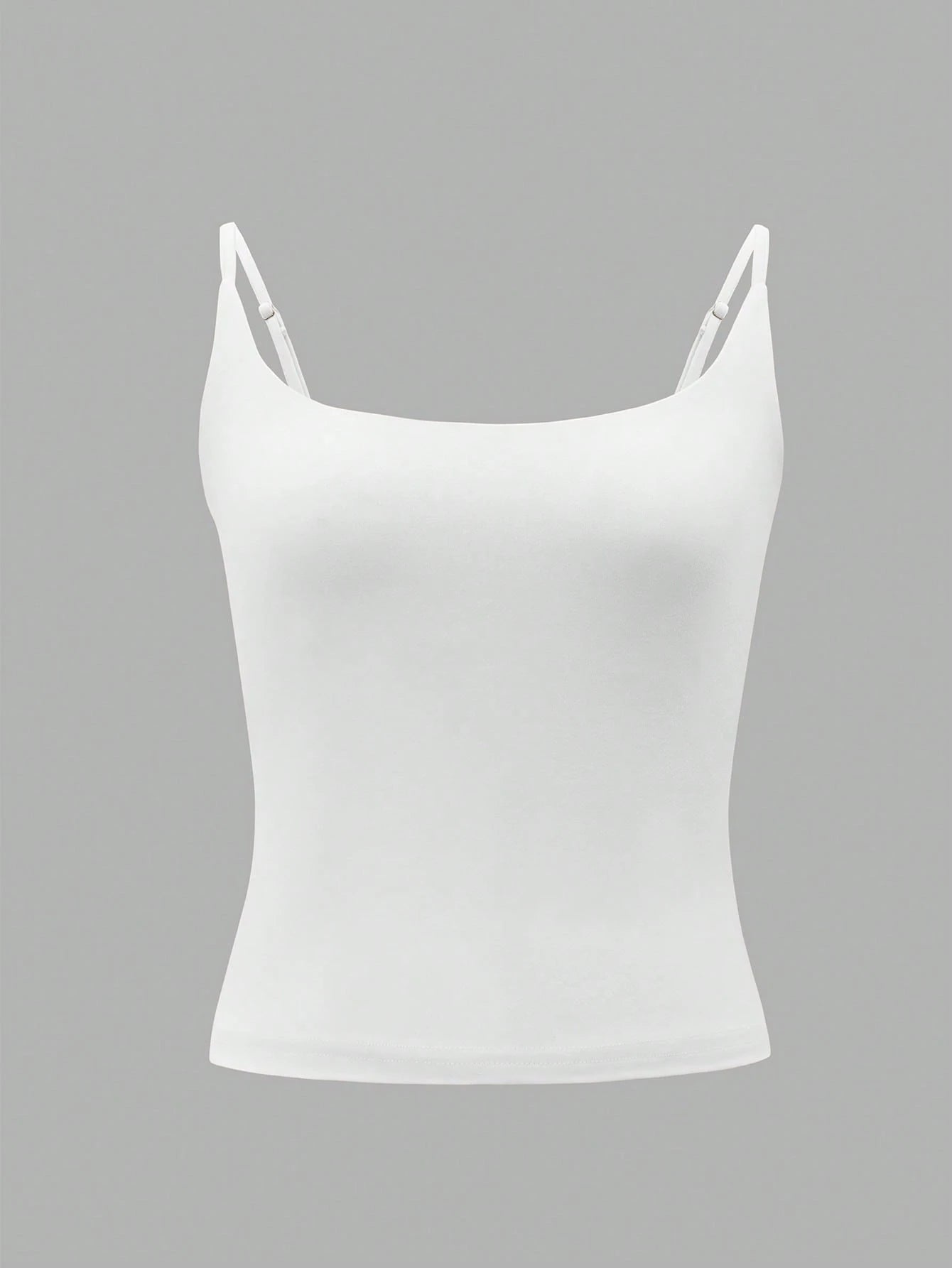 Muse Moon Women's Sexy Fitted Casual Solid Color Knit Tank Top, Suitable For Autumn Back To School, Sports, Daily Wear, Office Commute White Summer