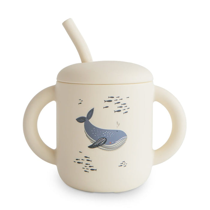Mushie Training Cup + Straw