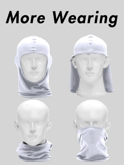 Musion 1pc Racing Balaclava Face Mask, Summer Cooling Neck Gaiter, Elastic Breathable Motorcycle Face Mask, Suitable For Cycling And Off-Road Motorcycle