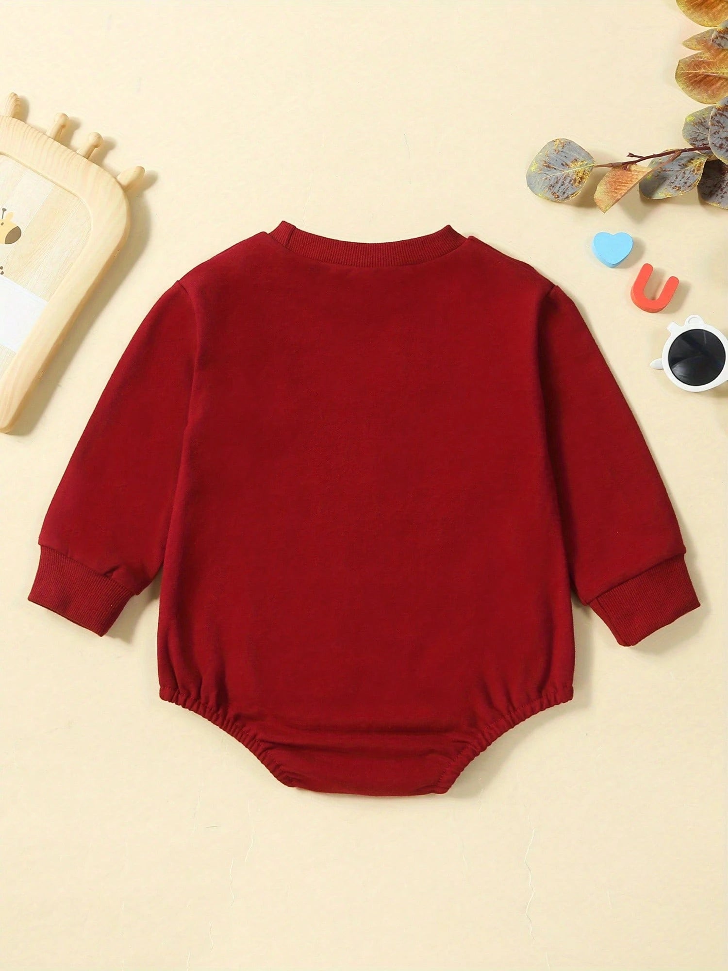 My First Christmas Baby Boy Girl Outfit Merry Christmas Long Sleeve Sweatshirt Romper Santa Bubble Bodysuit Fall Winter Clothes