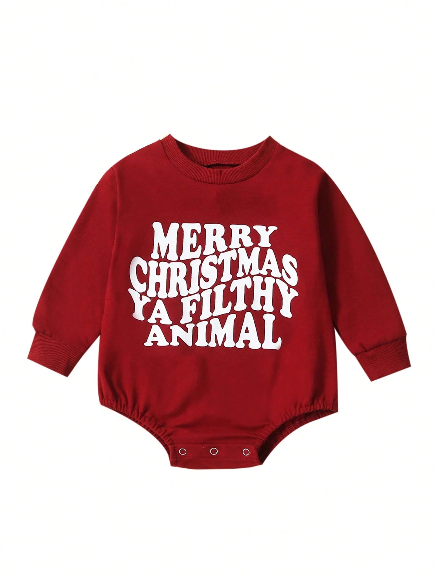 My First Christmas Baby Boy Girl Outfit Merry Christmas Long Sleeve Sweatshirt Romper Santa Bubble Bodysuit Fall Winter Clothes