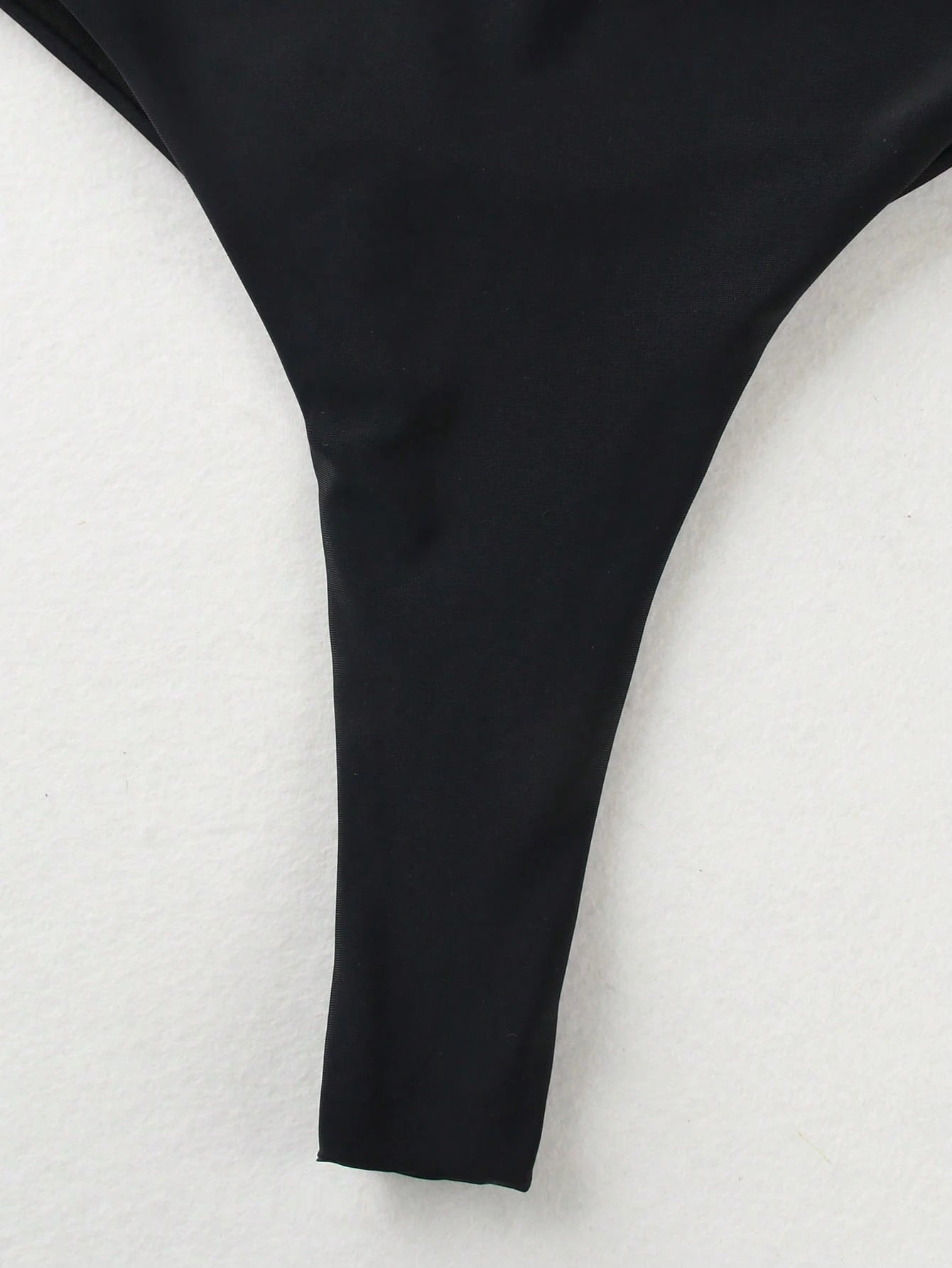 New Arrival Spring/Summer Sexy & Elegant Black Solid Color Hollow-Out One-Piece Swimsuit, Suitable For Beach, Party, Date Vacation