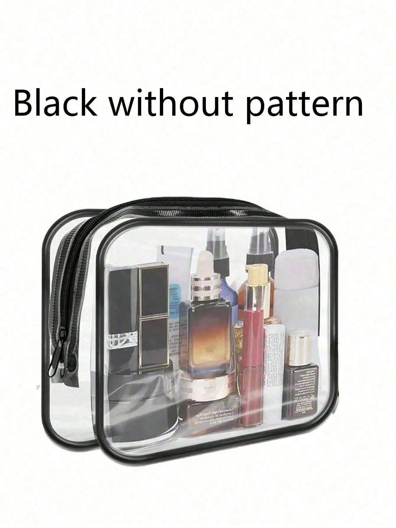New Arrival! Universal Charger Travel Organizer- Transparent Toiletry Bag, Travel Essential, Portable Zipper Travel Makeup Bag, Beach Transparent PVC Toiletry Bag, Waterproof Storage Pouch, Transpare
