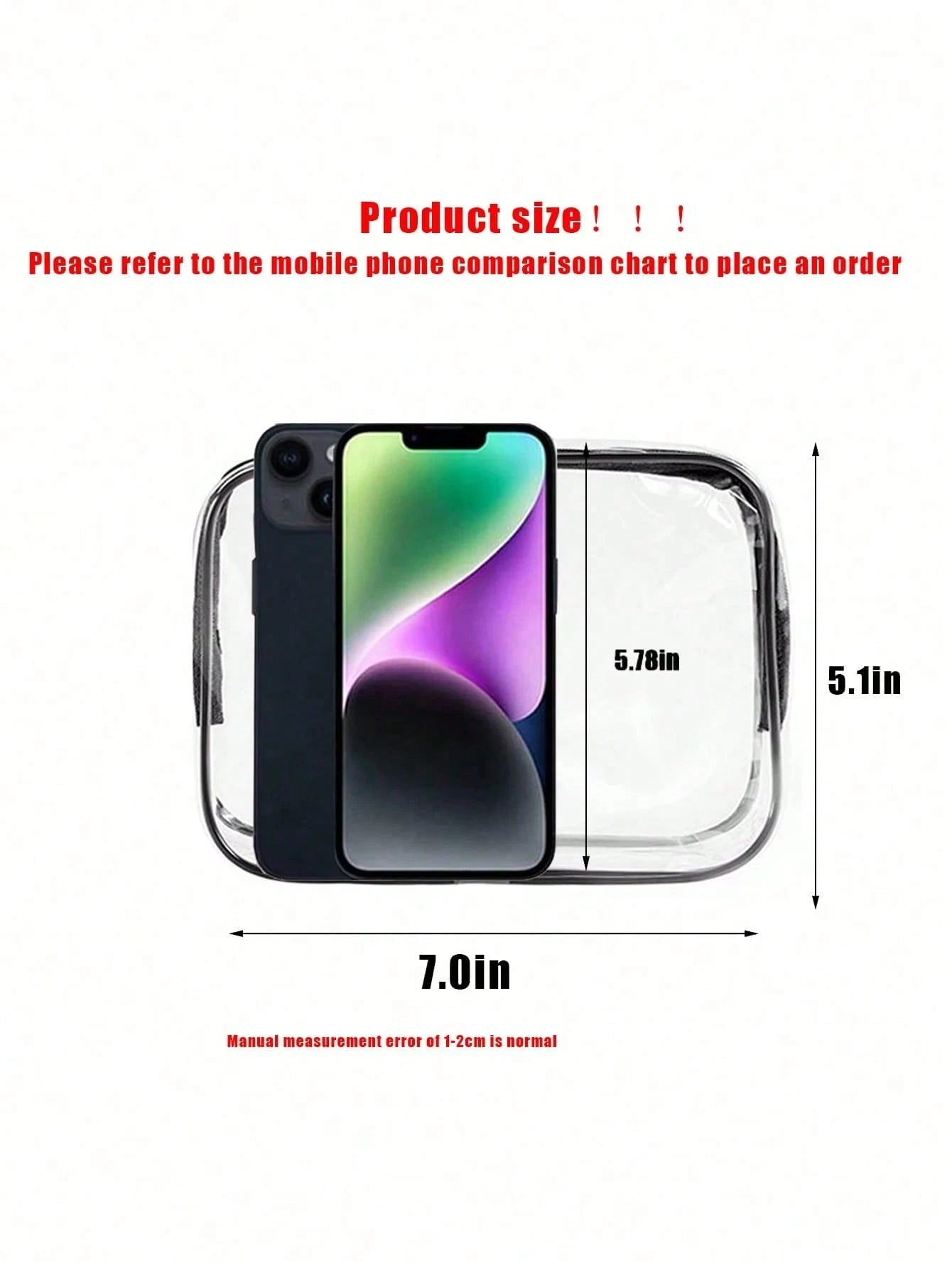 New Arrival! Universal Charger Travel Organizer- Transparent Toiletry Bag, Travel Essential, Portable Zipper Travel Makeup Bag, Beach Transparent PVC Toiletry Bag, Waterproof Storage Pouch, Transpare