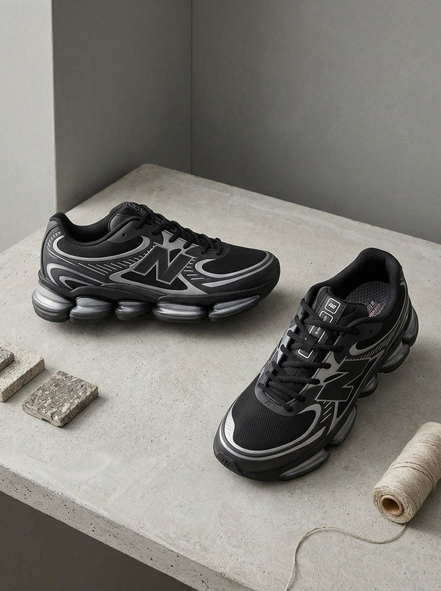 New Balance 2000 Men's Sneakers, Cushioned Supportive, Black, U20008LL