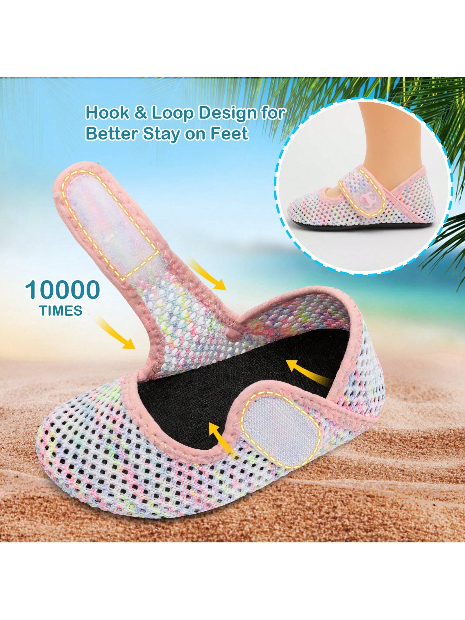 New Children's Breathable Mesh Sports Sandals- Lightweight & Fashionable, Suitable For Spring/Summer Beach Sports, Water Play, Mountain Exploration, Hiking