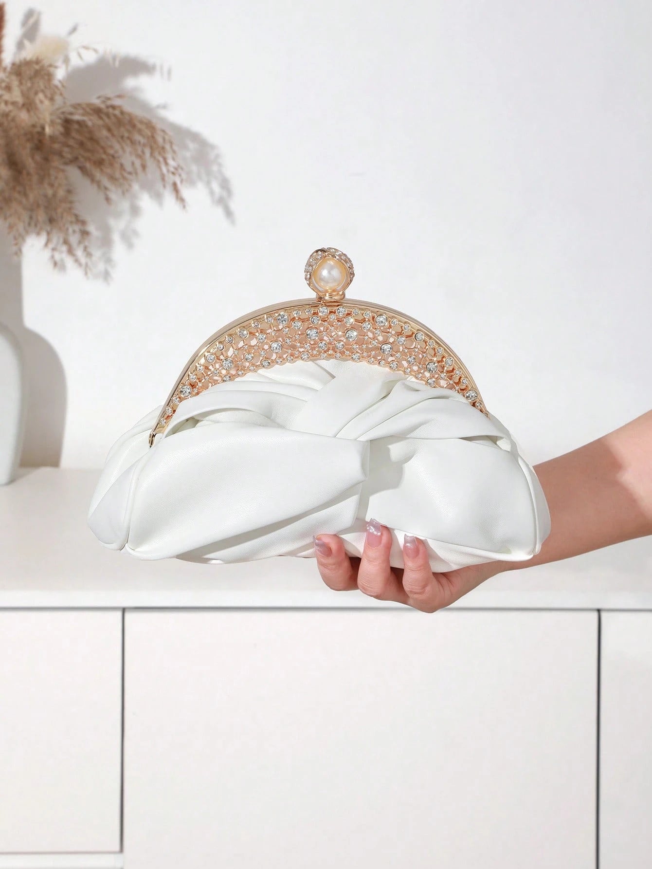 New Clutch Rhinestone Evening Women Bags Chain Slanting Bag Dinner Bag Dress Bag Bridal Bag-Wedding Season,Gifts For Women,The Perfect Christmas Gift