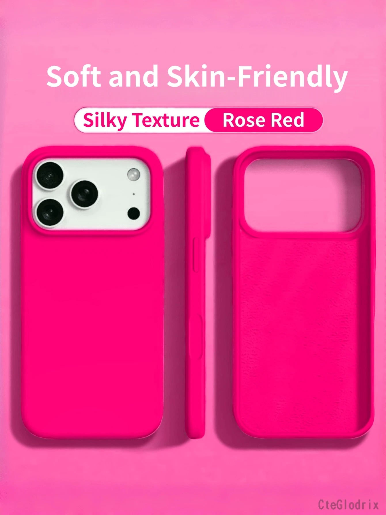 New Luxury Shock-Absorbing Soft Beige Phone Case, Suitable For 17 Air 16 15 Pro 14 Plus 13 12 11 17 Pro Max XR XS Max X/XS 7/8 Plus 7/8, Anti-Fall Smooth, Anti-Shock Design, Fashion Minimalist, Skin-F