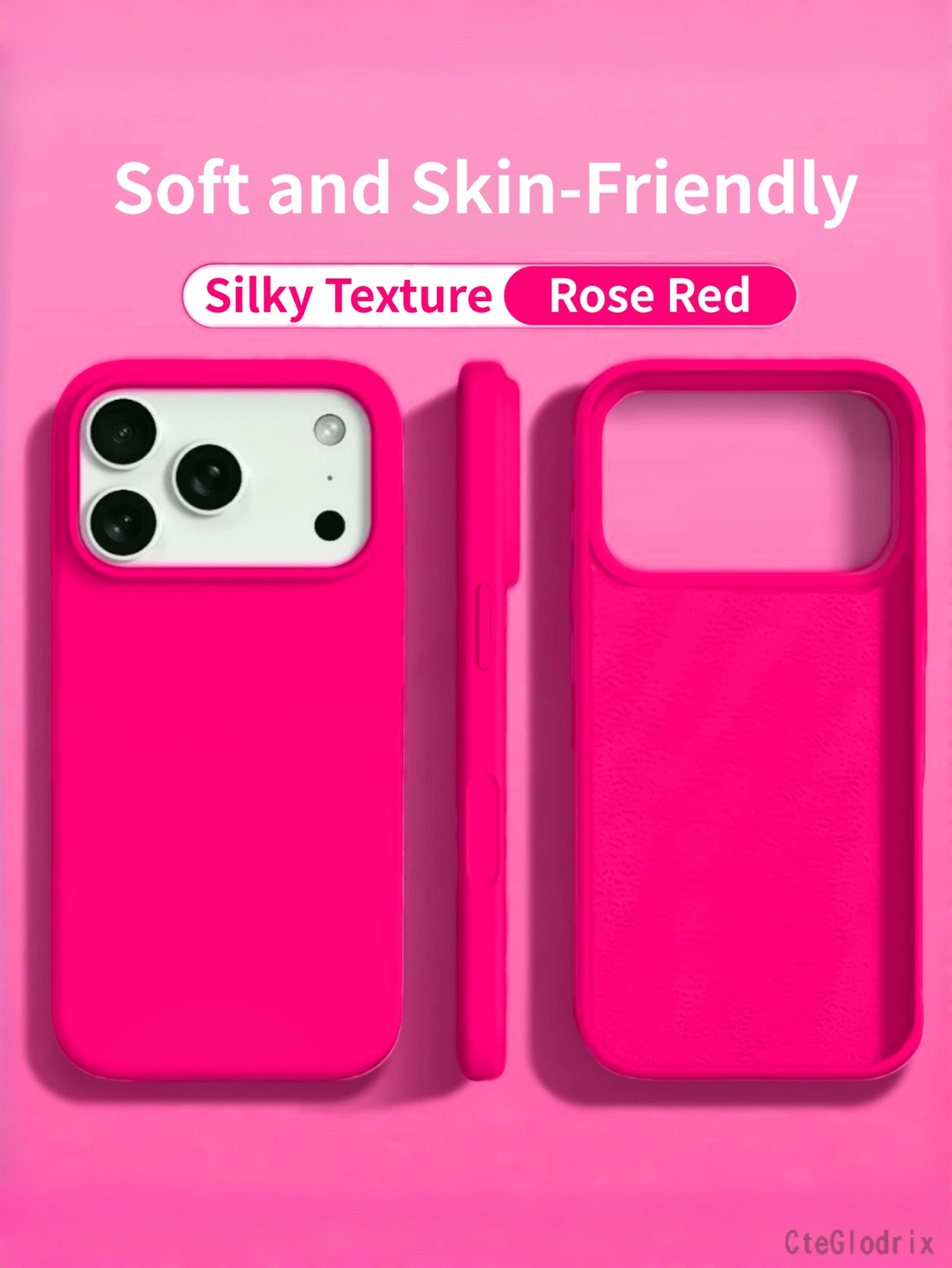 New Luxury Shock-Absorbing Soft Beige Phone Case, Suitable For 17 Air 16 15 Pro 14 Plus 13 12 11 17 Pro Max XR XS Max X/XS 7/8 Plus 7/8, Anti-Fall Smooth, Anti-Shock Design, Fashion Minimalist, Skin-F