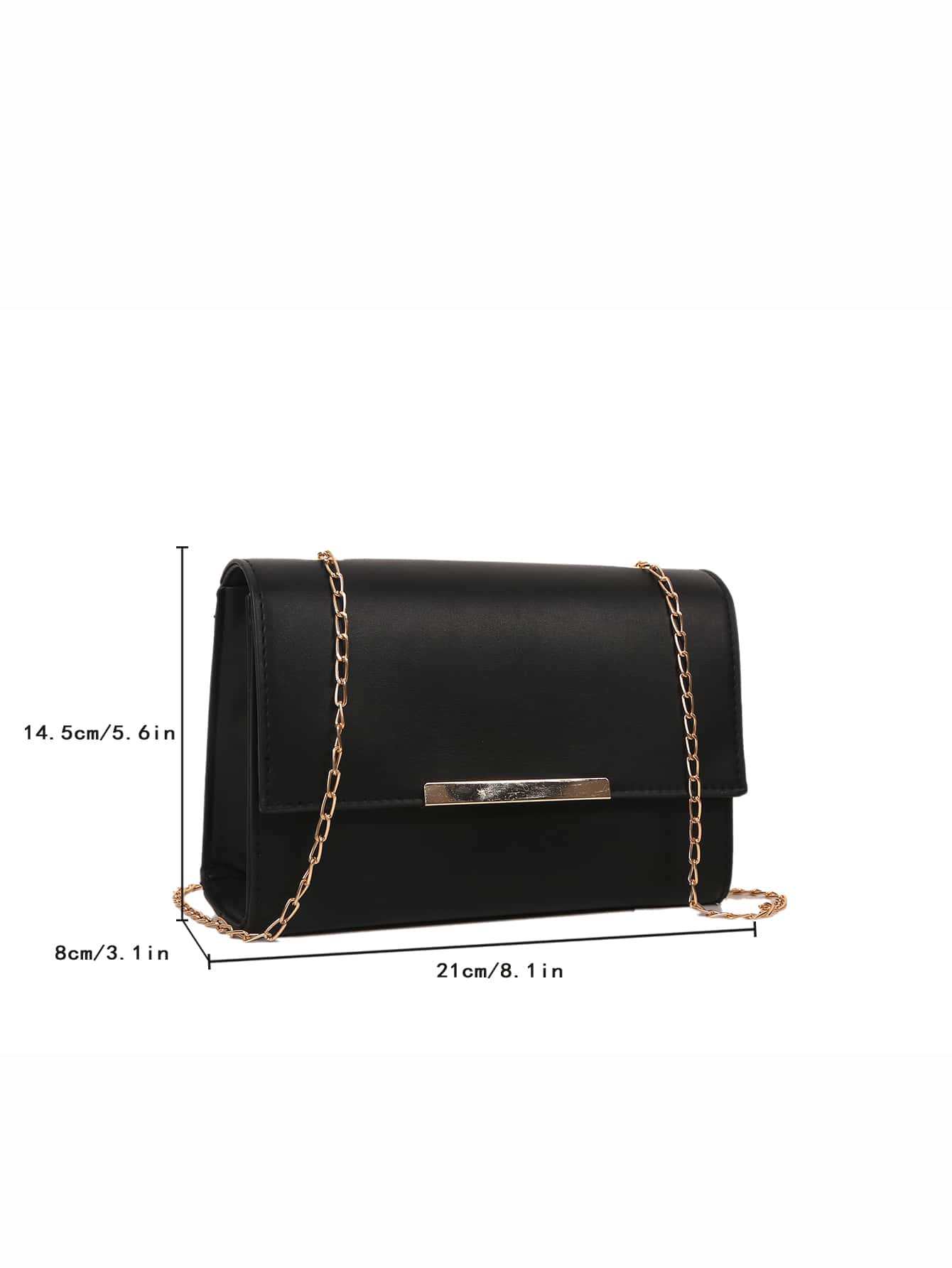 New Popular Small Square Bag With Chain Strap, Simple Solid Color Women's Crossbody Bag With Retro Casual Shoulder Bag, 2021, Old Money