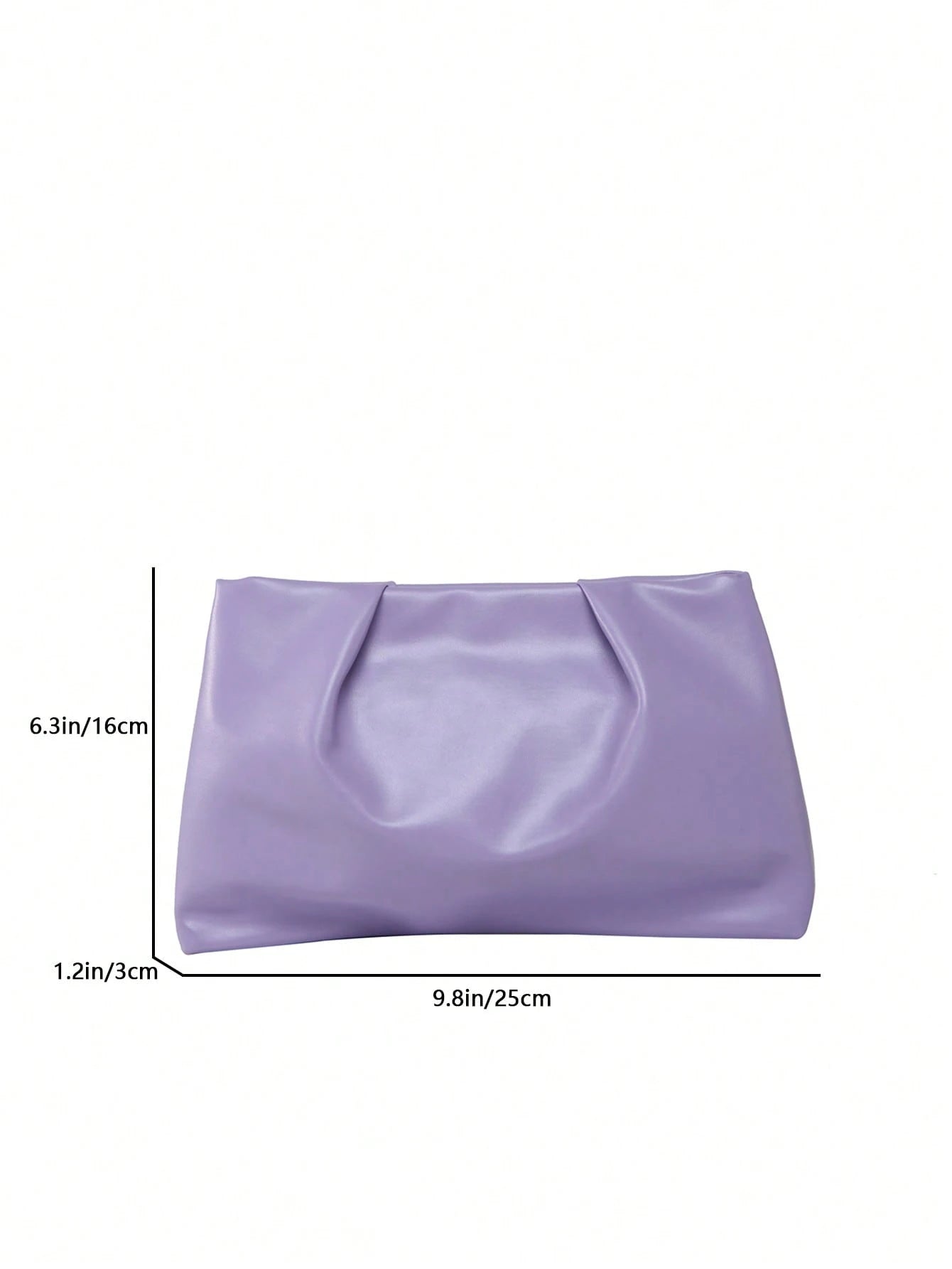 New Spring/Summer Fashion Solid Color Wristlet Pouch, Pleated Cloud Shaped Casual Clutch Envelope Bag, Cosmetic Bag, Travel Accessory Bag, Insert Bag, Toiletry Bag, Storage Pouch