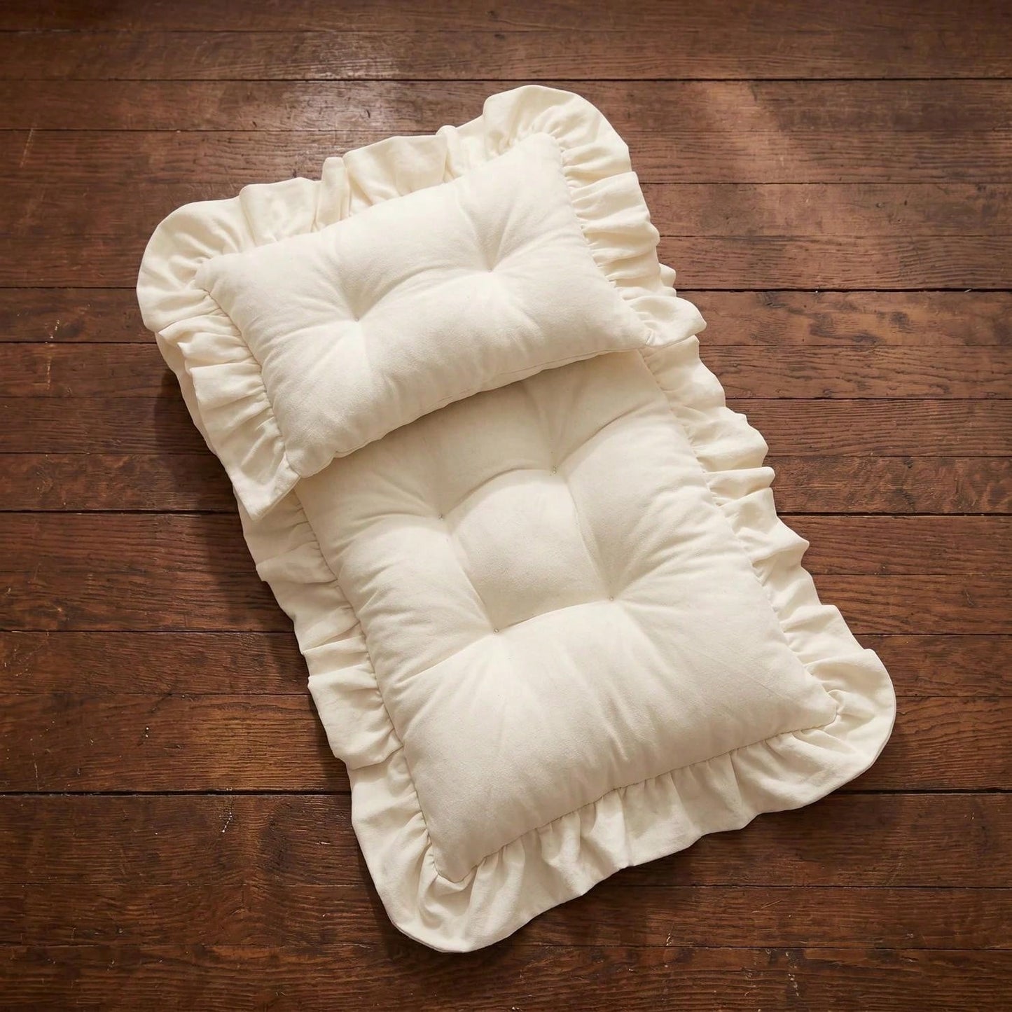 Newbron Photography Props Mattress With Pillow Posing Mat Soft Spandex Lace Rectangle Pillows Bed Mattress Doll Bed Mat Baby Girl Boy Photo