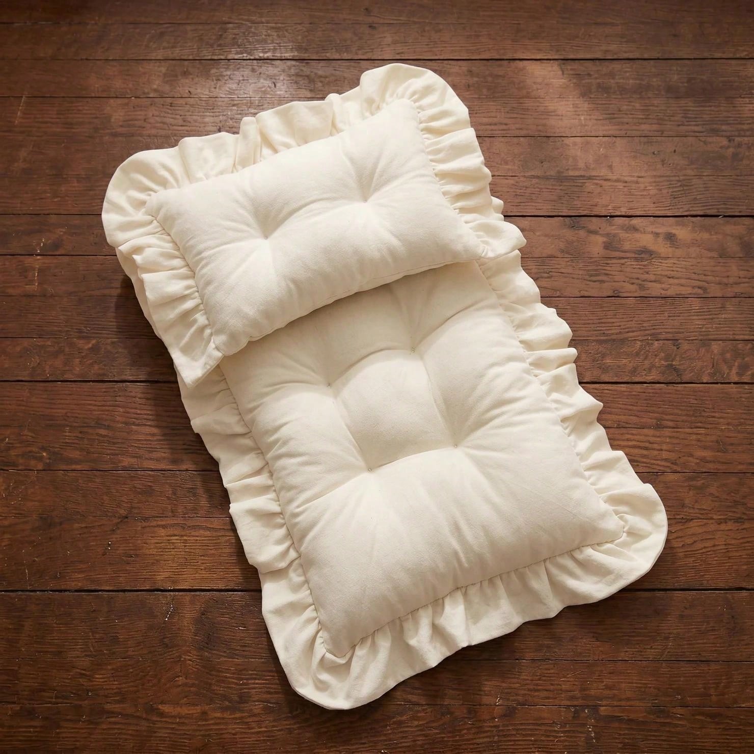 Newbron Photography Props Mattress With Pillow Posing Mat Soft Spandex Lace Rectangle Pillows Bed Mattress Doll Bed Mat Baby Girl Boy Photo