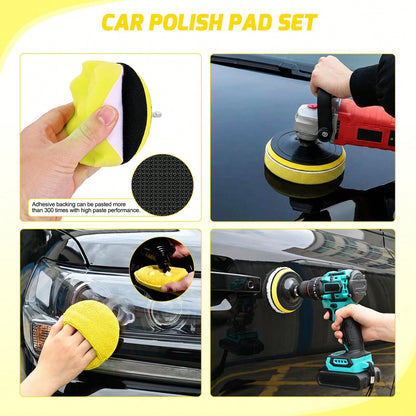 Nilight 27PCS Car Detailing Kit With Storage Carry Bag, Complete Auto Cleaning Tools Set For Interior & Exterior Deep Cleaning, Dashboard, Seats, Air Vents, Wheels, Tires & Windshield Care, Yellow