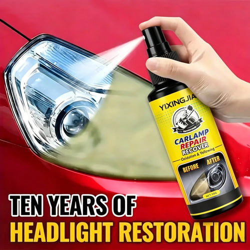 Nuokaiqi Headlight Restoration Kit- Advanced Oxidation & Yellowing Remover, Clear & Bright Headlights With Long-Lasting Protective Coating