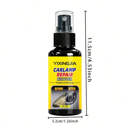 Nuokaiqi Headlight Restoration Kit- Advanced Oxidation & Yellowing Remover, Clear & Bright Headlights With Long-Lasting Protective Coating