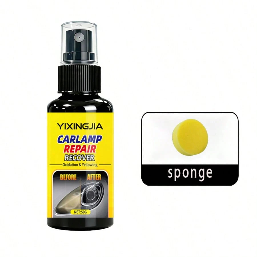 Nuokaiqi Headlight Restoration Kit- Advanced Oxidation & Yellowing Remover, Clear & Bright Headlights With Long-Lasting Protective Coating