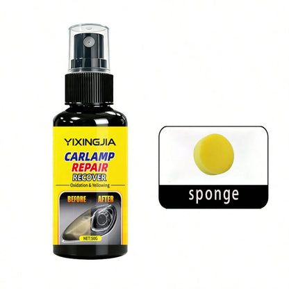Nuokaiqi Headlight Restoration Kit- Advanced Oxidation & Yellowing Remover, Clear & Bright Headlights With Long-Lasting Protective Coating
