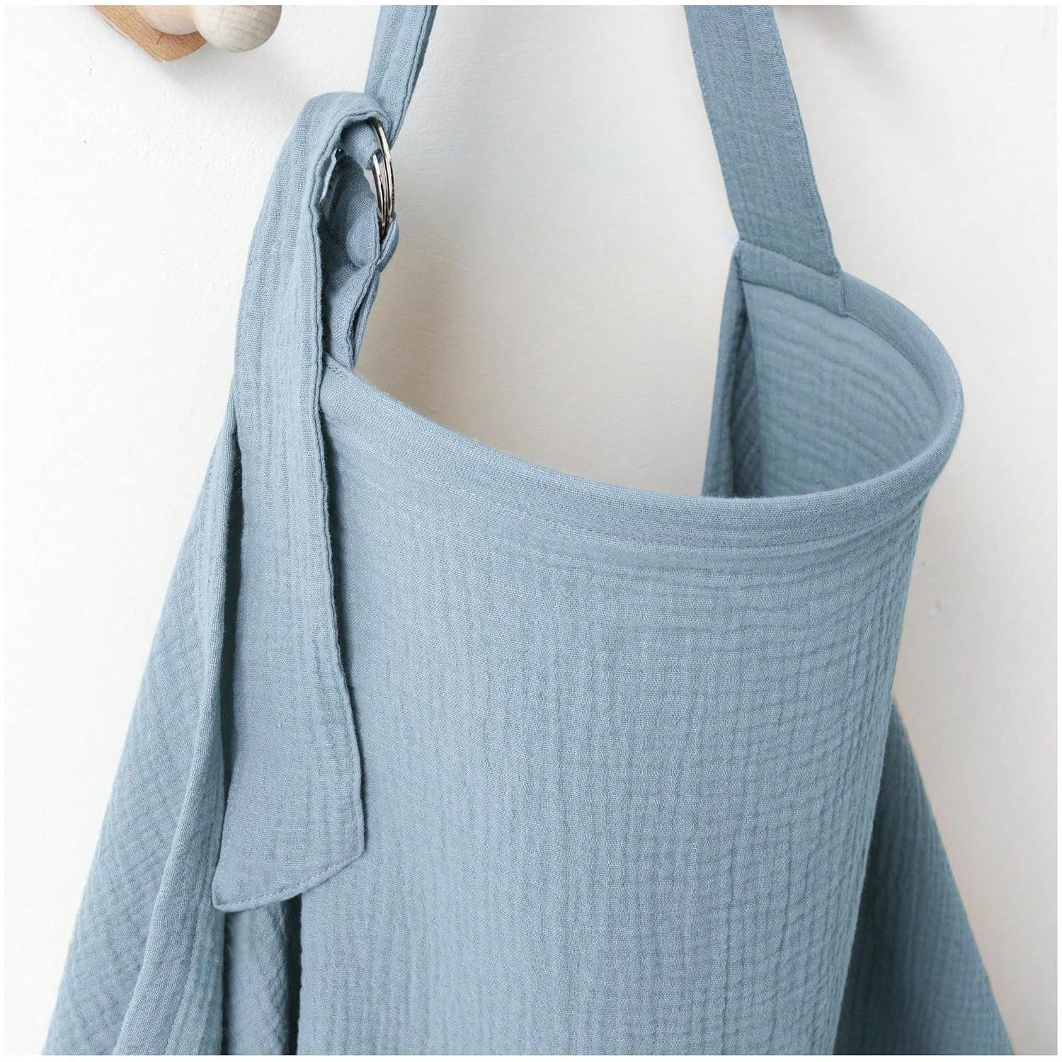 Nursing Cover, Discreet Breastfeeding Cover, Arched Neckline Design, Lightweight & Breathable, Can Be Used As Nursing Apron, Multi-Purpose Car Seat Canopy, Stroller Cover, Adjustable & Comfortable