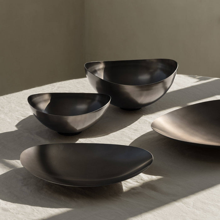 ONDEA Bowl, Medium - Burnt Metal Finish | Stainless Steel