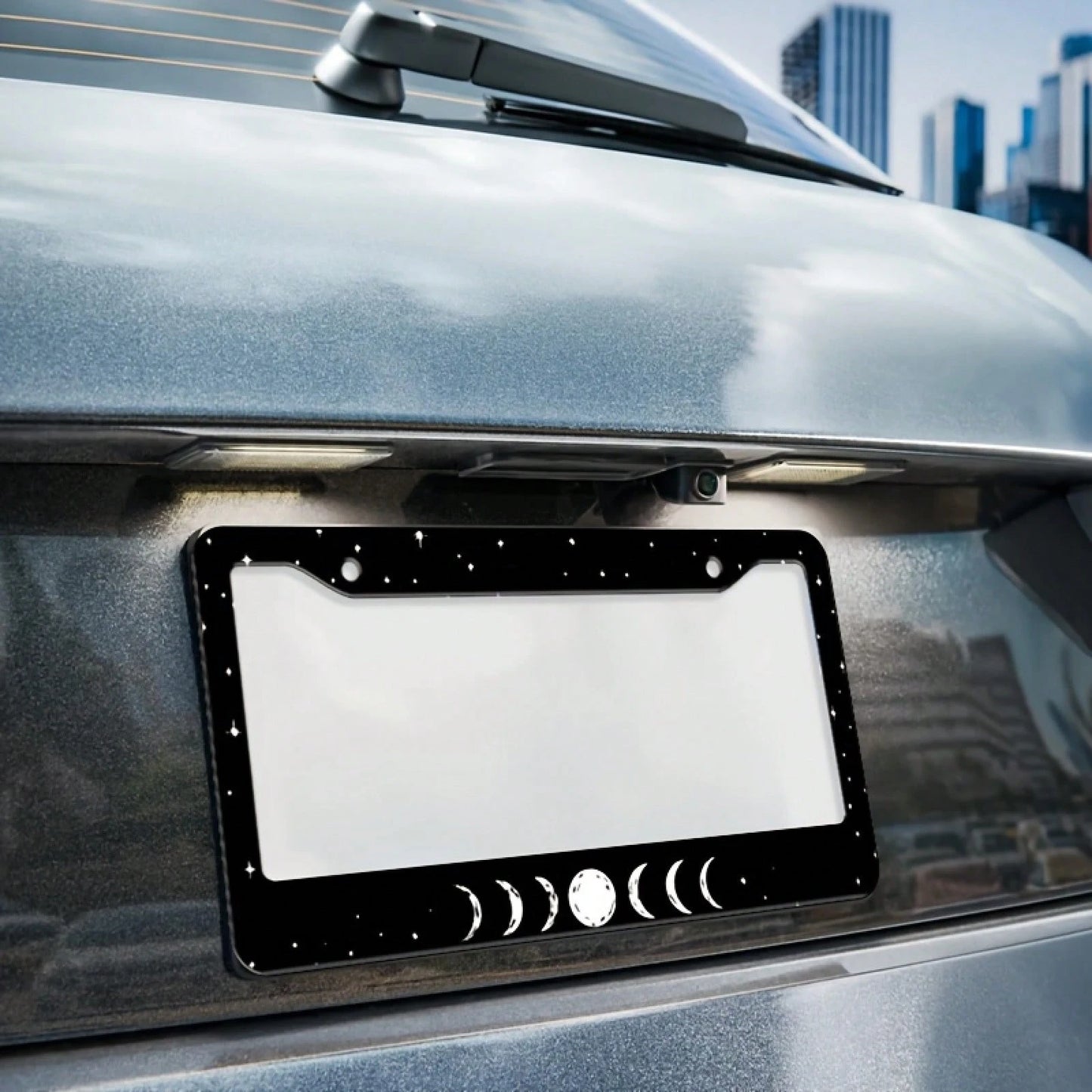 One Piece, Exquisite And Durable Car License Plate Frame, Waterproof Metal, Easy To Clean, Suitable For The United States, Canada, Australia, Suitable For Both Women And Men, Holiday Decoration, Exqui