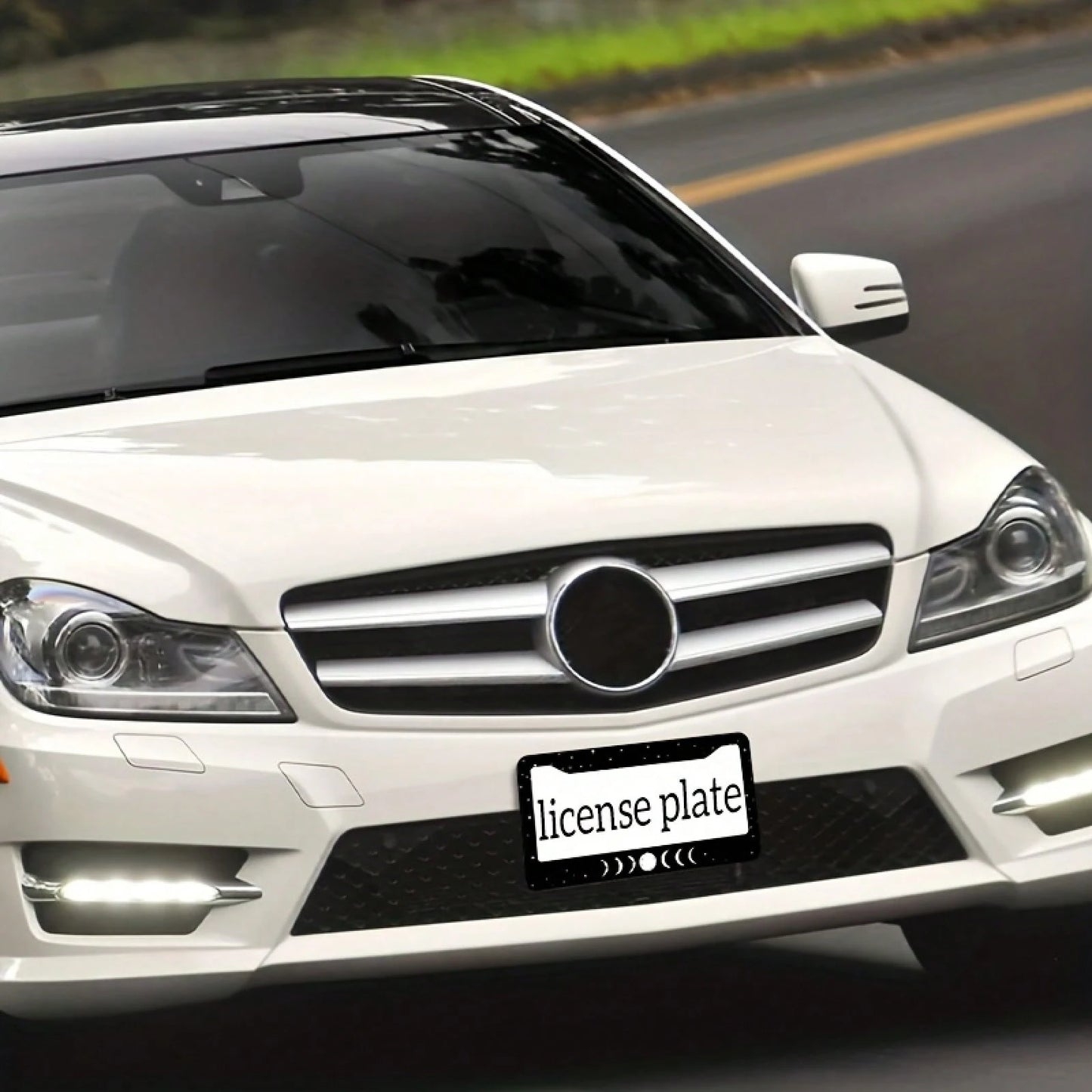 One Piece, Exquisite And Durable Car License Plate Frame, Waterproof Metal, Easy To Clean, Suitable For The United States, Canada, Australia, Suitable For Both Women And Men, Holiday Decoration, Exqui