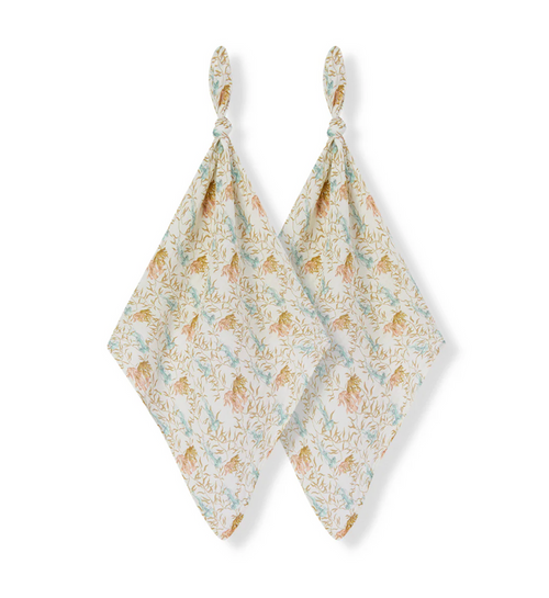 Organic Cotton Burp Cloth Under the Sea