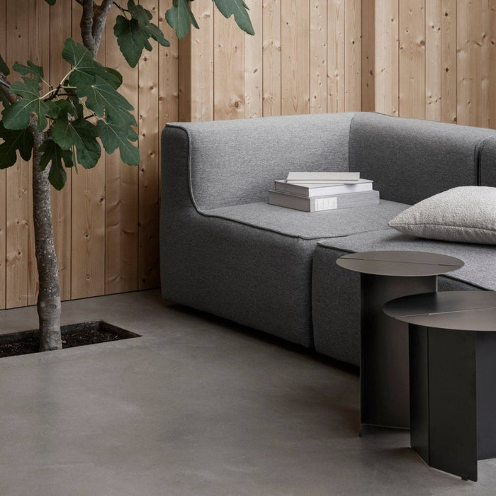 ORU Modern Side Table - Burnt Metal | Stainless Steel - Japanese Inspired