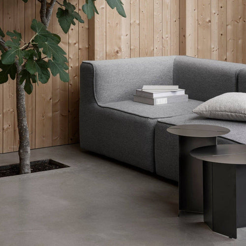 ORU Modern Side Table - Burnt Metal | Stainless Steel - Japanese Inspired