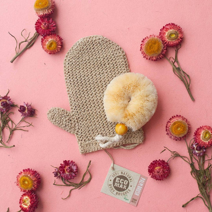 Palm Body Wash Brush - (Wet or Dry) All Natural Handmade