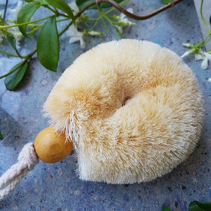 Palm Body Wash Brush - (Wet or Dry) All Natural Handmade