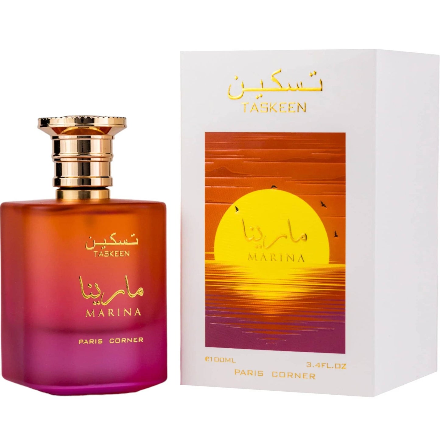Paris Corner Taskeen Marina Tropical EDP 3.4 Fl Oz Unisex Fragrance For Men And Women