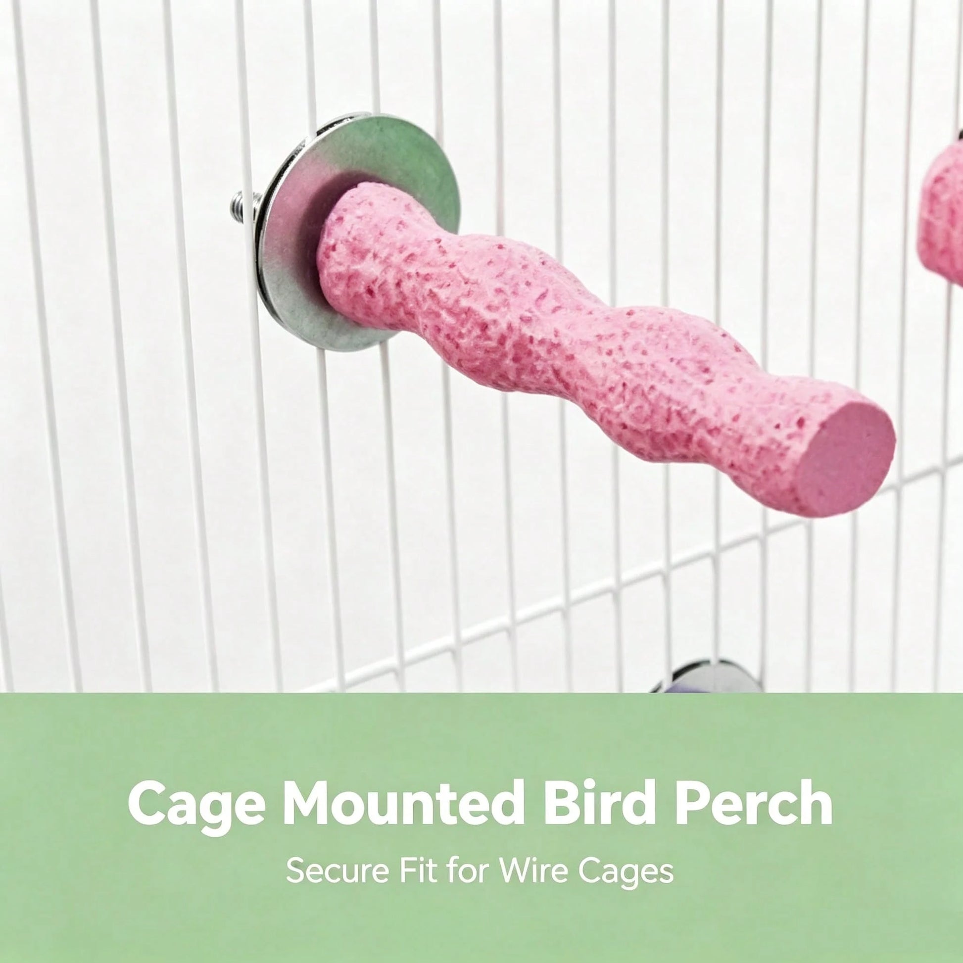 Perch Toy Interactive Stand,Perch Stand For Small Parrots,Twisted Resin Bird Perch,Cage Mount Grinding Nail Stand For Parakeets,Claw Grinding,Perching,And Training Educational Perch Stand,Universal Fi