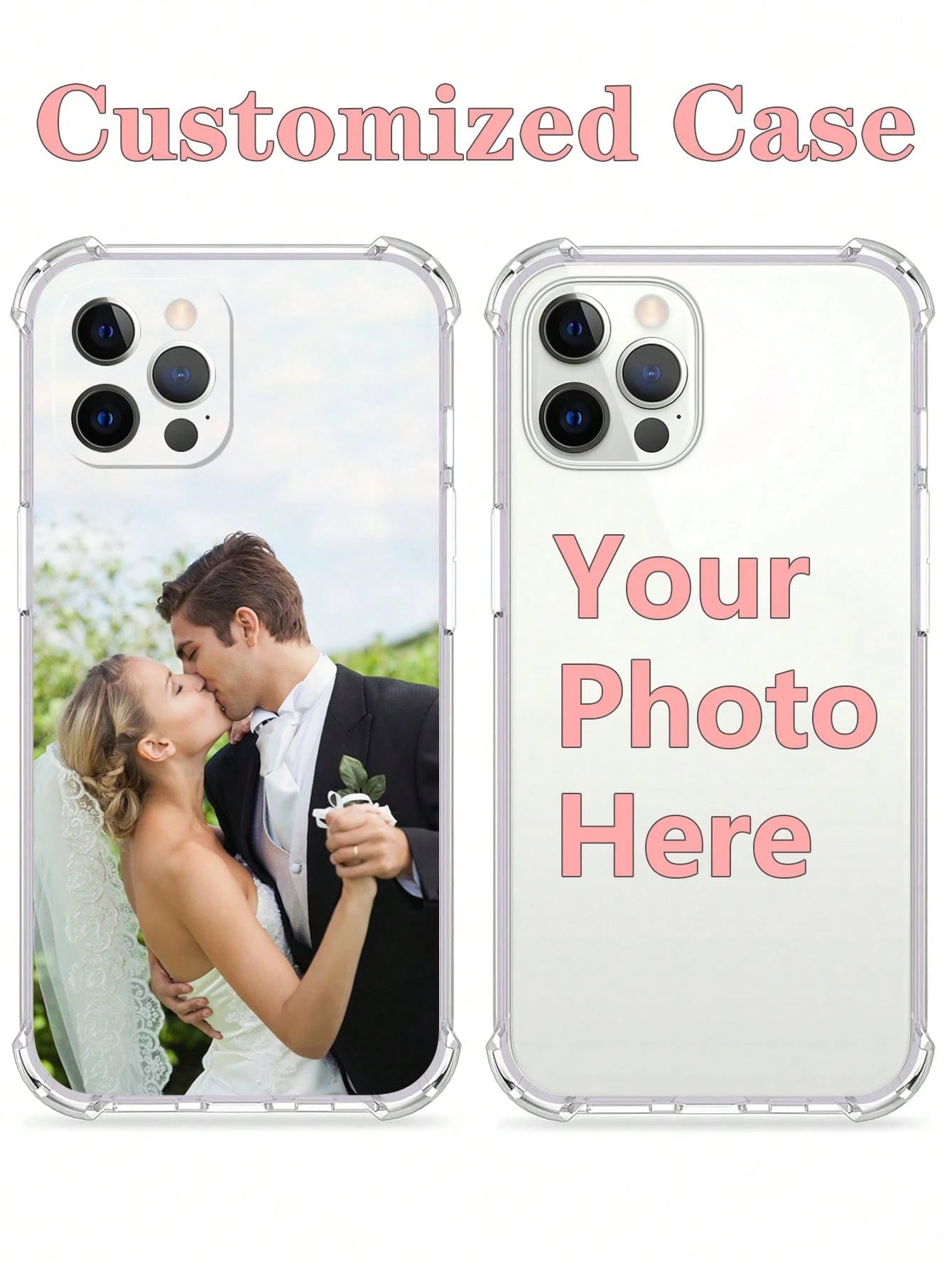 Personalized Custom Phone Case With Pet Photo Memorial, Custom Phone Cover For Him Her Boyfriend Girlfriend Mom Dad, Unique Gift For Anniversaries Birthday Mother's Day, International Version, Persona