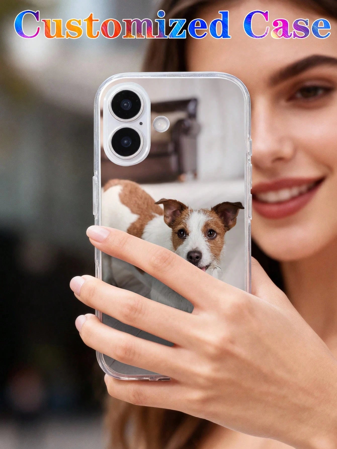 Personalized Custom Phone Case With Pet Photo Memorial, Custom Phone Cover For Him Her Boyfriend Girlfriend Mom Dad, Unique Gift For Anniversaries Birthday Mother's Day, International Version, Persona