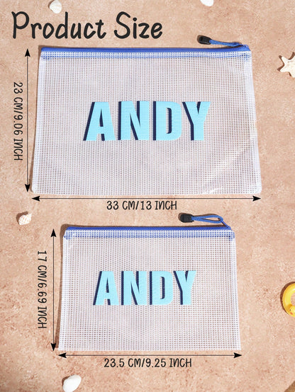 Personalized, Customizable Name Organizer Bag/Cosmetic Bag, Convenient To Carry, Multiple Colors Available, Gift For Family, Partner, Women, Girly Era, Premium-Quality, Graduation Gift, Travel Essenti