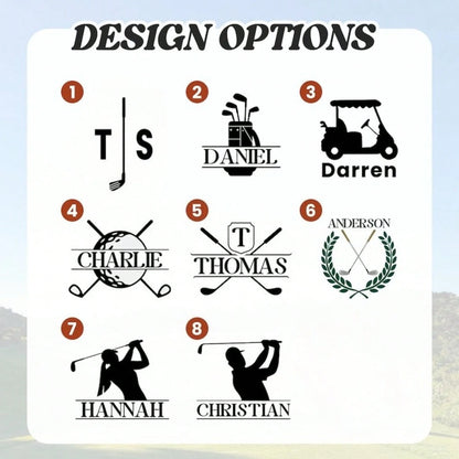 Personalized Name Golf Cart Seat Cover, Custom Name Design Golf Cart Seat Towel, Suitable For Most 2-Seat Golf Carts, Ideal Gift For Golfers- 52''x 32''