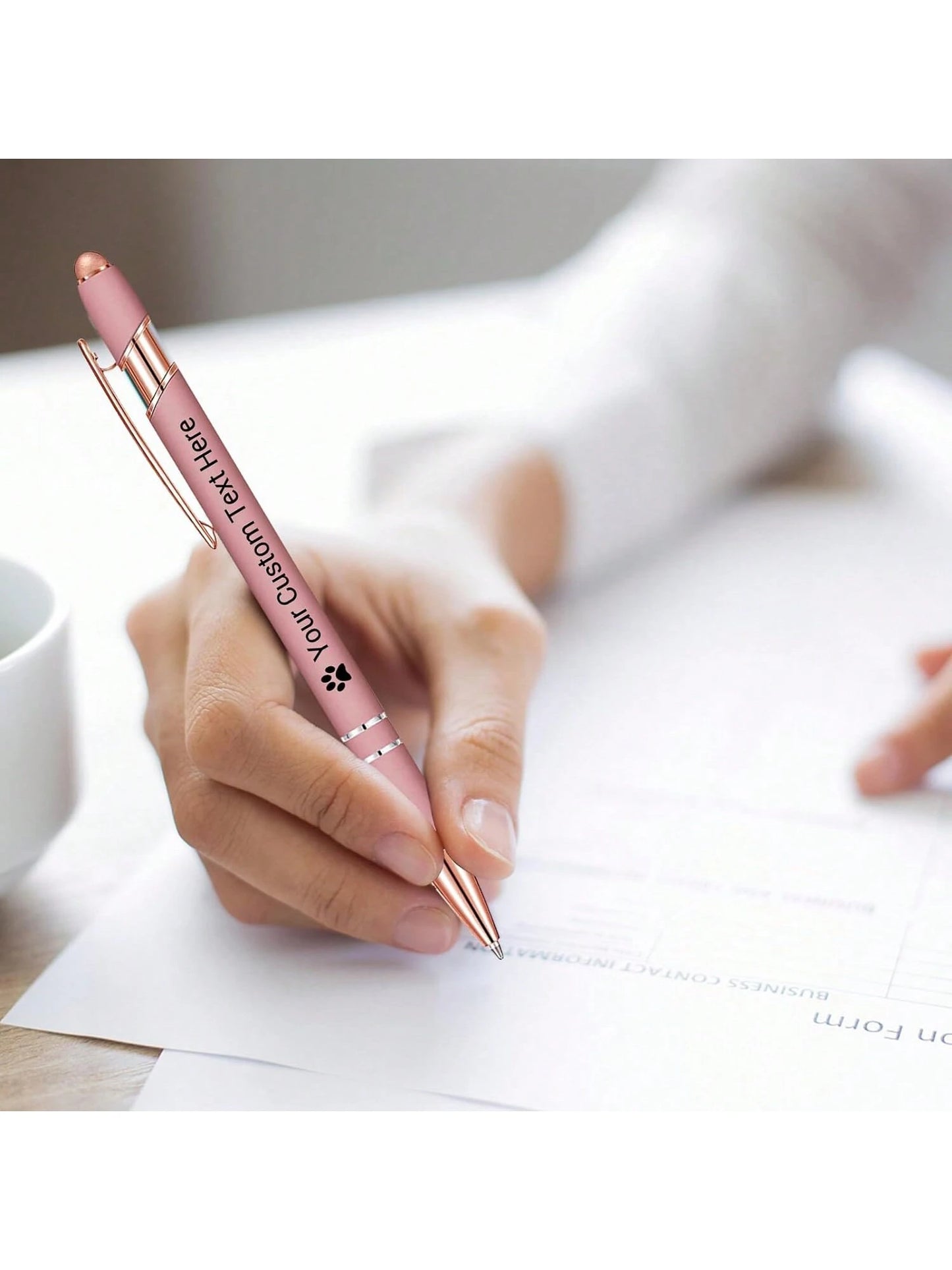 Personalized Pen Engraved With Name- Logo Or Message Printed- Metal Black Ink Pen- 6/12pcs Pack, Personalized Gifts For Women/Men Ideal Gifts For Him, Graduation Gifts For Class Of 2026, Father's D