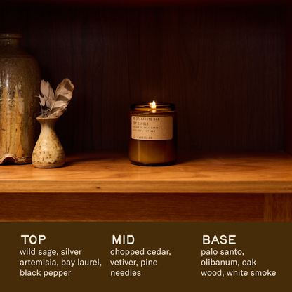 P.F. Candle Co. - Arroyo Oak – 7.2 oz Standard Candle