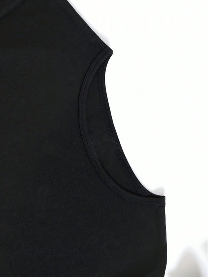 [Plus Size T-Shirt] Comfortable Plus Size Women's Casual T-Shirt| Round Neck, Short Sleeved, Slightly Elastic Knitted Fabric, Regular Style, For All Seasons