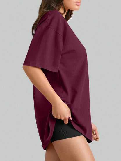 Plus Size Women Short Sleeve T-Shirt- Loose Fit Activewear Top, Suitable For Fitness, Yoga And Casual Wear| All Season Summer Sports